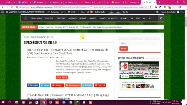 iTel A14 Flash File | Firmware Sc7731 Android 8.1 | Frp Display Fix (V31) Dead Recovery смотреть онлайн