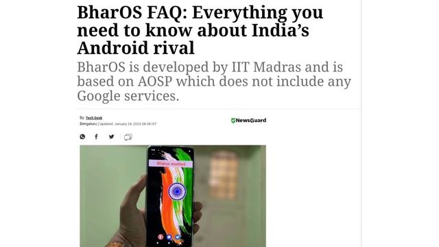 BharOS - Indian Operating System For Mobile Phones | Android vs BharOS | Indian Operating System смотреть онлайн