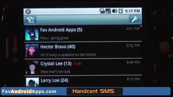 Handcent SMS App Review (Android)