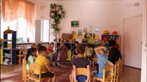 Проведение утреннего круга с детьми в детском саду.