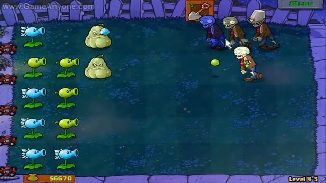 Plants Vs. Zombies HD - Level 4-5 смотреть онлайн