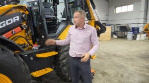 НОВИНКА от Rigor! ОБЗОР равноколесного экскаватора-погрузчика RIGOR CHALLENGER!