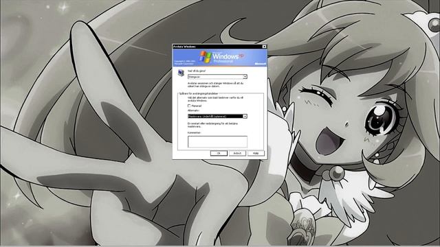 Windows XP shutdown with shutdown event tracker (Swedish ver.) смотреть онлайн