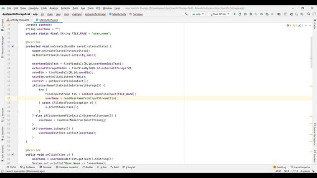Android:App Data & Files || Android Apps External Storage || Save to app-specific storage || Part-3 смотреть онлайн