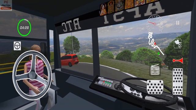 Bus Accident in Ghat Section 😱 | Temple Bus Driver - Simulation Android Gameplay Videos | Bus Game смотреть онлайн