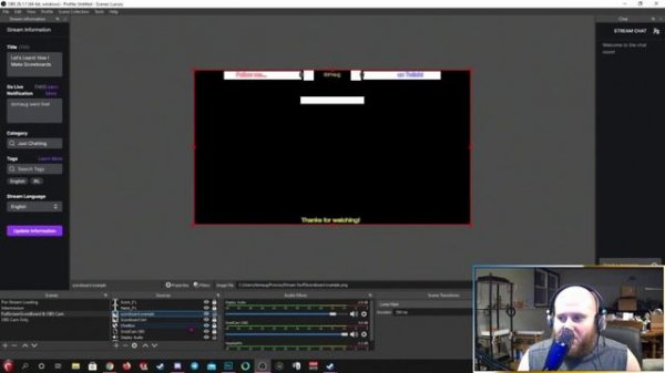 Let's Learn! How I Make A Scoreboard for OBS Studio Streaming