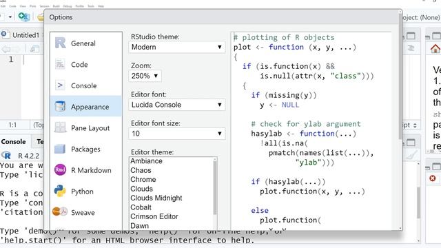 r studio tutorial 2023 | r studio dark mode theme | how to change theme смотреть онлайн