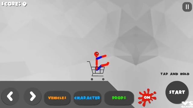 Stickman Dismount 3 Heroes - Super Hero Spiderman Stickman - Android GamePlay смотреть онлайн