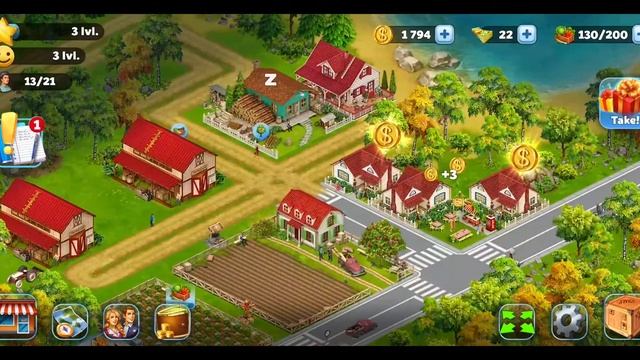 Golden Hills City Build Sim - Android Gameplay FHD смотреть онлайн