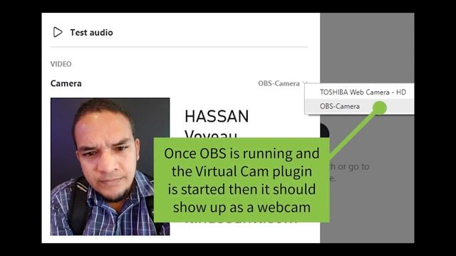 Show Image instead of Live Webcam Video in Skype using OBS Virtual Camera смотреть онлайн