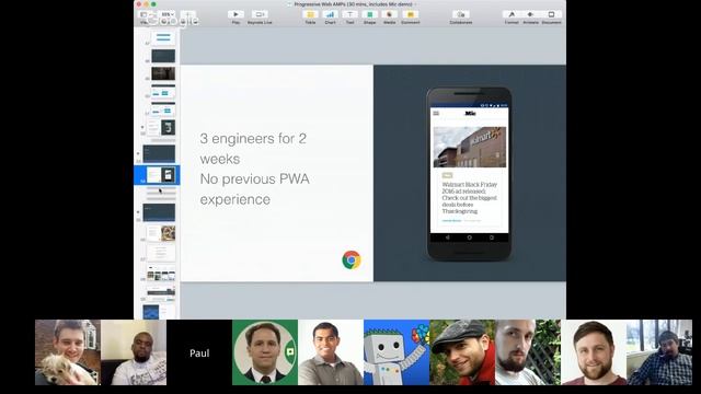 English Google AMP & PWA office-hours with Paul Bakaus смотреть онлайн