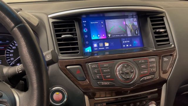 Установка магнитолы TEYES на nissan pathfinder 2014-2017 года 4 поколения! смотреть онлайн