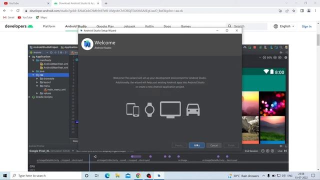How to Install Android Studio on Windows 10 in Telegu #installation #androidstudio смотреть онлайн