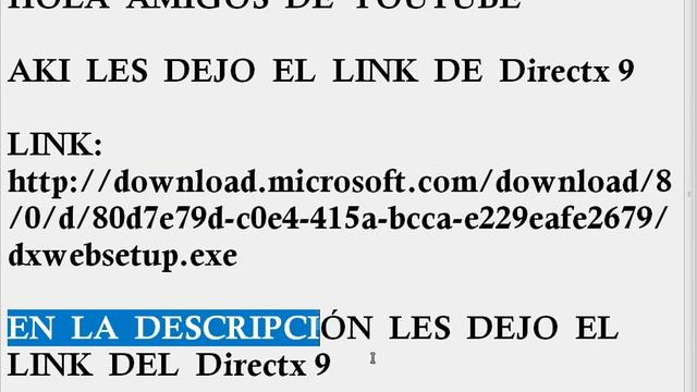 DESCARGAR DIRECTX 9 MEJOR VERSIÓN [2019] [INSTALAR] [SOFTONIC] [MUY FÁCIL DE DESCARGAR] [FULL GAME] смотреть онлайн