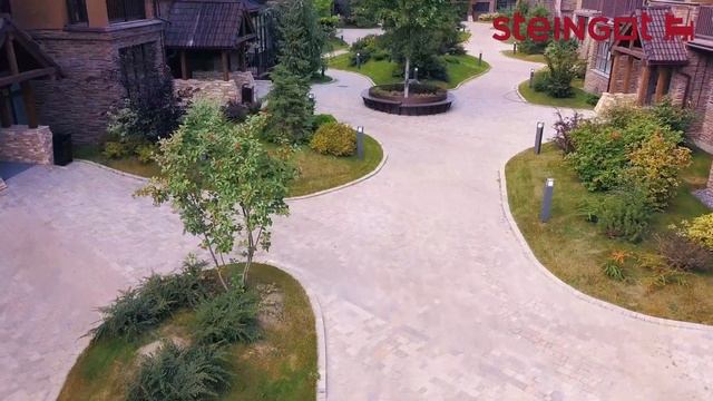 Тротуарная плитка Steingot в ЖК "Сказка" смотреть онлайн