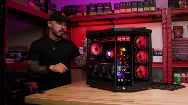 PC Case With a 4K Touch Screen? Hyte Y70 Touch ULTIMATE Unboxing Build and Review смотреть онлайн