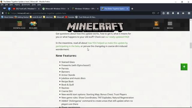 Minecraft Windows 10 edition | Update 1.2 Release смотреть онлайн