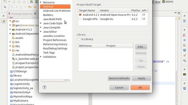import android google play store Library to project смотреть онлайн