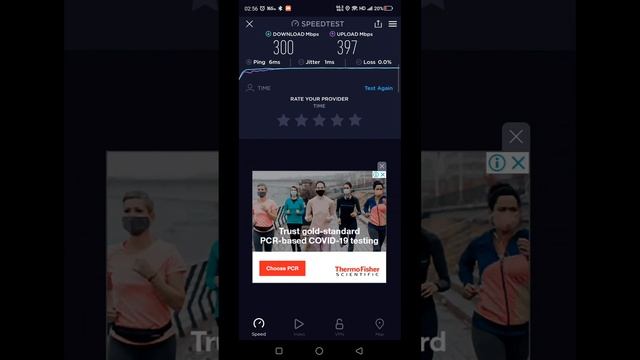 TIME Fibre 500 mbps || Ookla SpeedTest || NUBIA Red Magic 6 смотреть онлайн