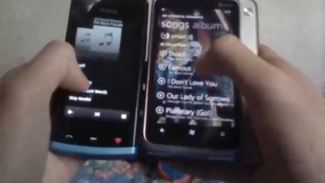 Windows Phone 7.5 (HTC 7 Surround) vs Nokia Belle (Nokia 500) смотреть онлайн