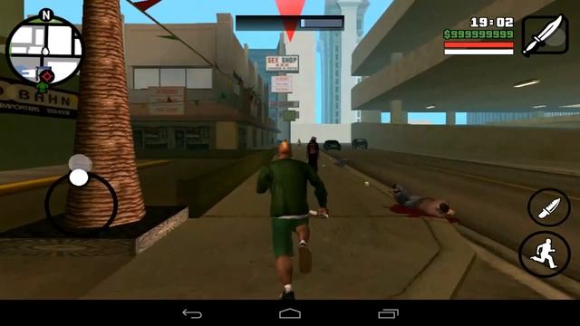 Gta San Andreas Throwing Knives (CLEO) Android смотреть онлайн