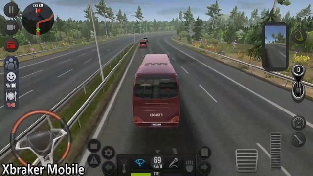 Bus Simulator Ultimate 2020: Red Bus Driving (Xbraker Company Transport) - Android/Ios GamePlay 3D смотреть онлайн