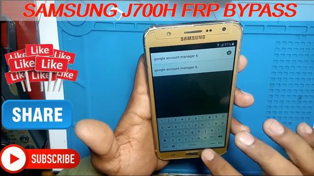 SAMSUNG J7 FRP BYPASS || J700H GOOGLE ACCOUNT BYPASS 6.0.1 смотреть онлайн