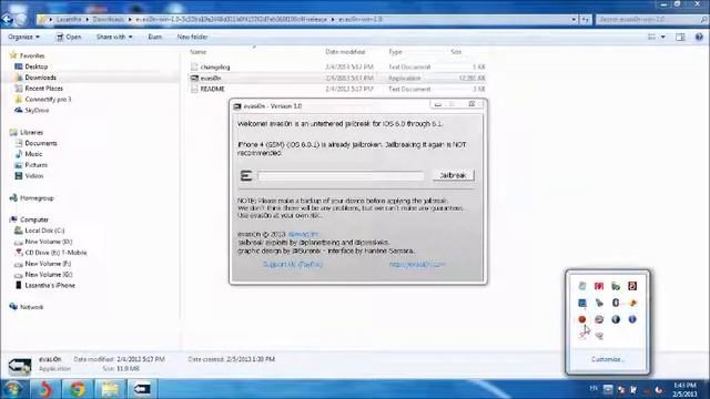 evasion download for untethered jailbreak any Apple device with iOS 6.x смотреть онлайн