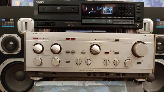 Усилитель Luxman L-550 (класс А) и Sony CDP-337ESD смотреть онлайн