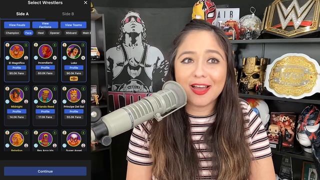 DENISE SALCEDO PLAYS WRESTLING GM - Wrestling Booking Mobile Game