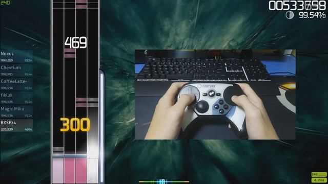 Playing osu! with Steam Controller смотреть онлайн