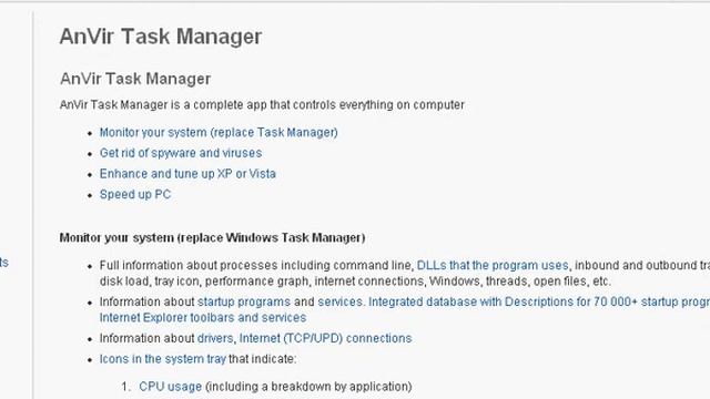 anvir/avira task manager смотреть онлайн