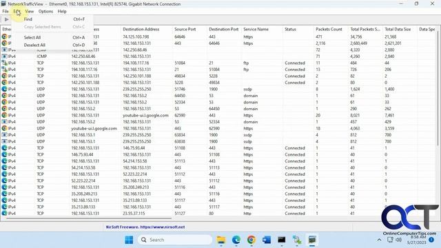 View Your Computer's Network Traffic with the Free Network Traffic View App смотреть онлайн