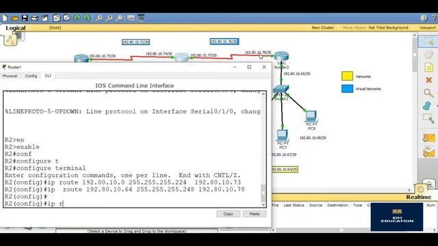 Default Configuration of 3 Routers смотреть онлайн