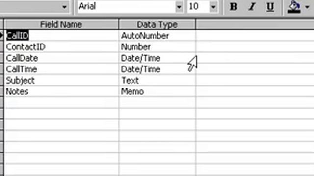 Microsoft Office Access 2000 DataTime Data Type смотреть онлайн