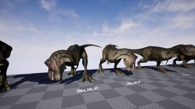 3D T Rex Character Rig and Animations For Unreal Engine Marketplace смотреть онлайн
