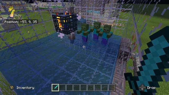 Minecraft/Bedrock/Zombie Spawner/Drown Farm/Cure Station/Small Build смотреть онлайн