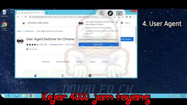Memasang Extensions pada chrome RDP Android 2022 || 4000 jam tayang смотреть онлайн