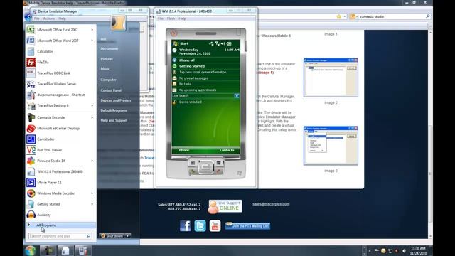 Windows Mobile Emulator Tutorial смотреть онлайн