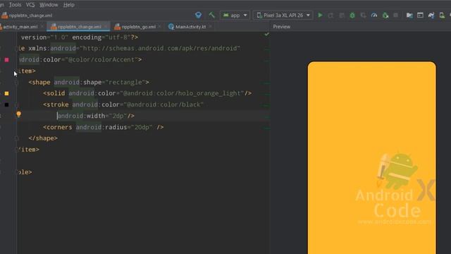 Topic 8 How To Add Ripple Effect To Button ? Android UI Design смотреть онлайн