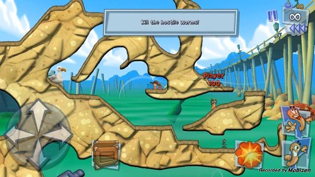 Worms 3 android gameplay #1 смотреть онлайн