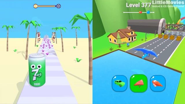 Juice Run | Shape-shifting - All Level Gameplay Android,iOS - NEW APK UPDATE смотреть онлайн