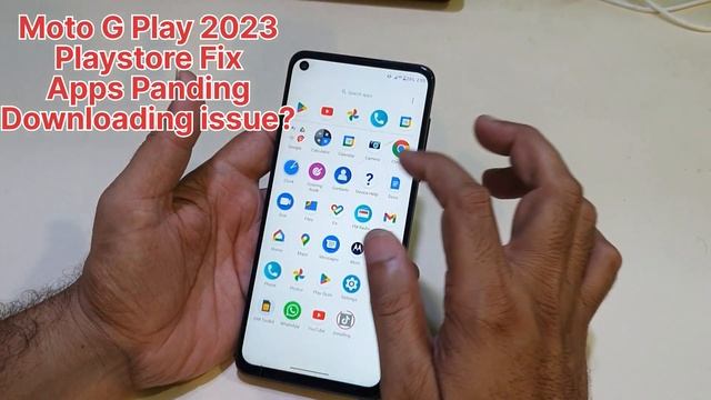 Moto G Play 2023 Playstore Not Working | Apps Installation Problem Panding смотреть онлайн