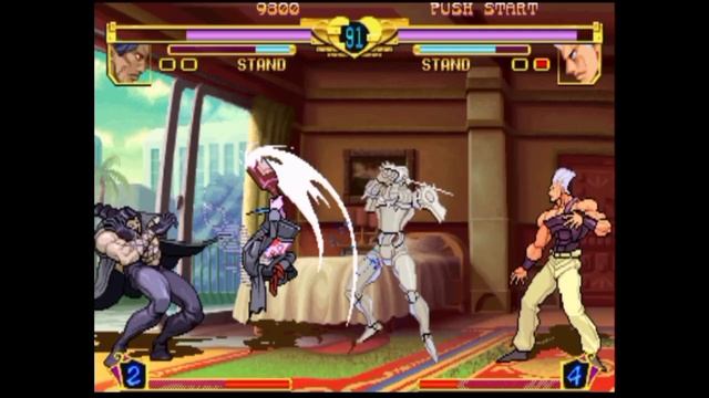 Jojo's Bizarre Adventure | D'BO vs Balck Polnareff| retro games on android | capcom 1999 смотреть онлайн