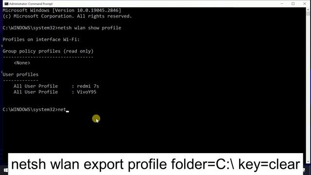 How to Find the Wi-Fi Password Using CMD in Windows 10/11/7/8 [English] смотреть онлайн