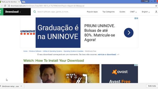 Como baixar e instalar o SlimDrivers sem vírus ou Malware. смотреть онлайн