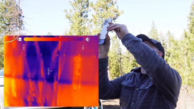 Discovering weaknesses in our off-grid cabin using a thermal imaging camera | Our DIY cabin build смотреть онлайн