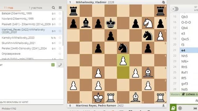 Гамбит Зильберминца (Zilbermintz Gambit) - двоюродный брат гамбита Чарлика. смотреть онлайн