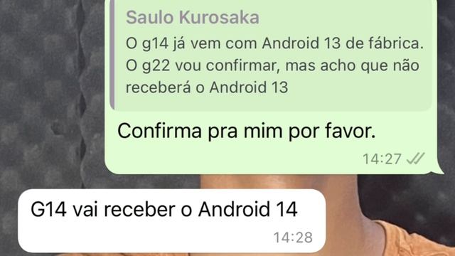 IRÃO RECEBER? MOTO G22 ANDROID 13! MOTO G14 ANDROID 14! смотреть онлайн