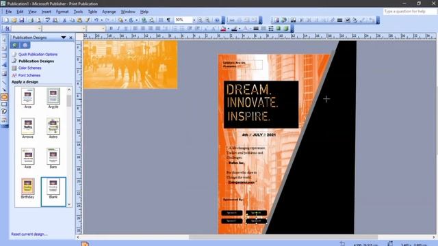 How to Design a Creative Business Leadership Poster || Ms Publisher смотреть онлайн